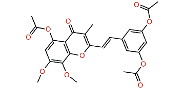 6-Desmethoxyhormothamnione triacetate